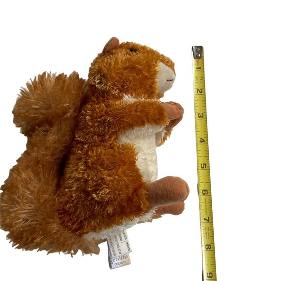 Aurora Plush Squirrel Stuffed Animal Toy 7" Brown & White Polyester Fibers - Picture 8 of 8